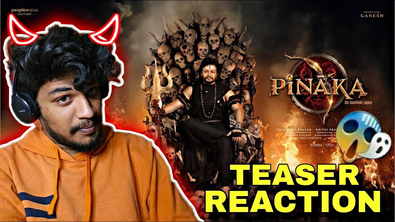 Pinaka Title Teaser Reaction🔥| T.G. Krithi Prasad | Golden Star Ganesh | Dhananjaya | PMF