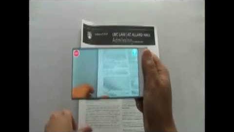 Aquos Handheld Portable Touch-Screen Video Magnifier and OCR Reader - MaxiAids.com