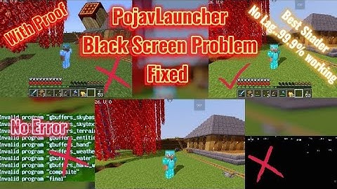 PojavLauncher Black Screen Problem With Shader | Shader Not Working | Minecraft Java On Android
