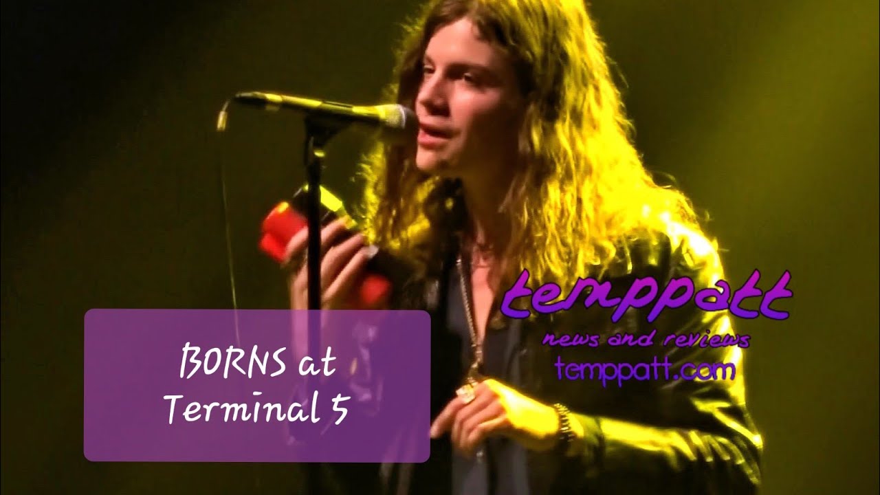 BORNS performing "Dopamine" & "Electric Love" live at Terminal 5