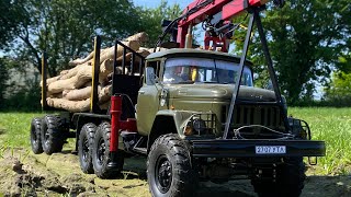 Cross rc Zil 131 im Gelände зил 131 грузим лес 🏗️