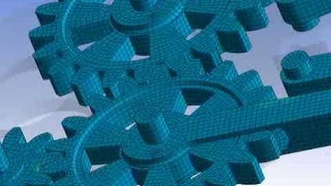 Ansys Transient Structural Analysis - Gear Gripper