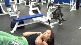 Raw Fitness - MMA Ring Girls Jackie abs crunch women