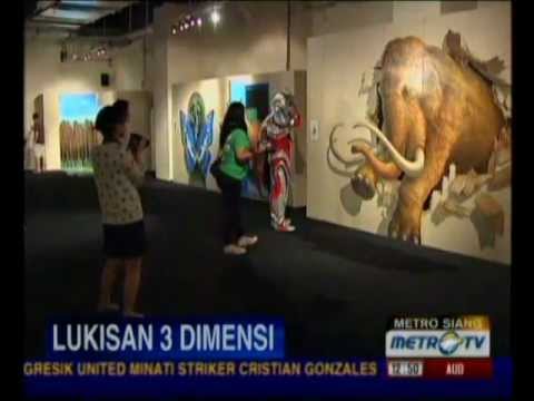  Lukisan 3 Dimensi  MetroTV flv YouTube