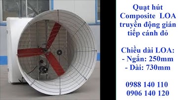 Quạt hút Composite thông gió làm mát nhà xưởng trang trại