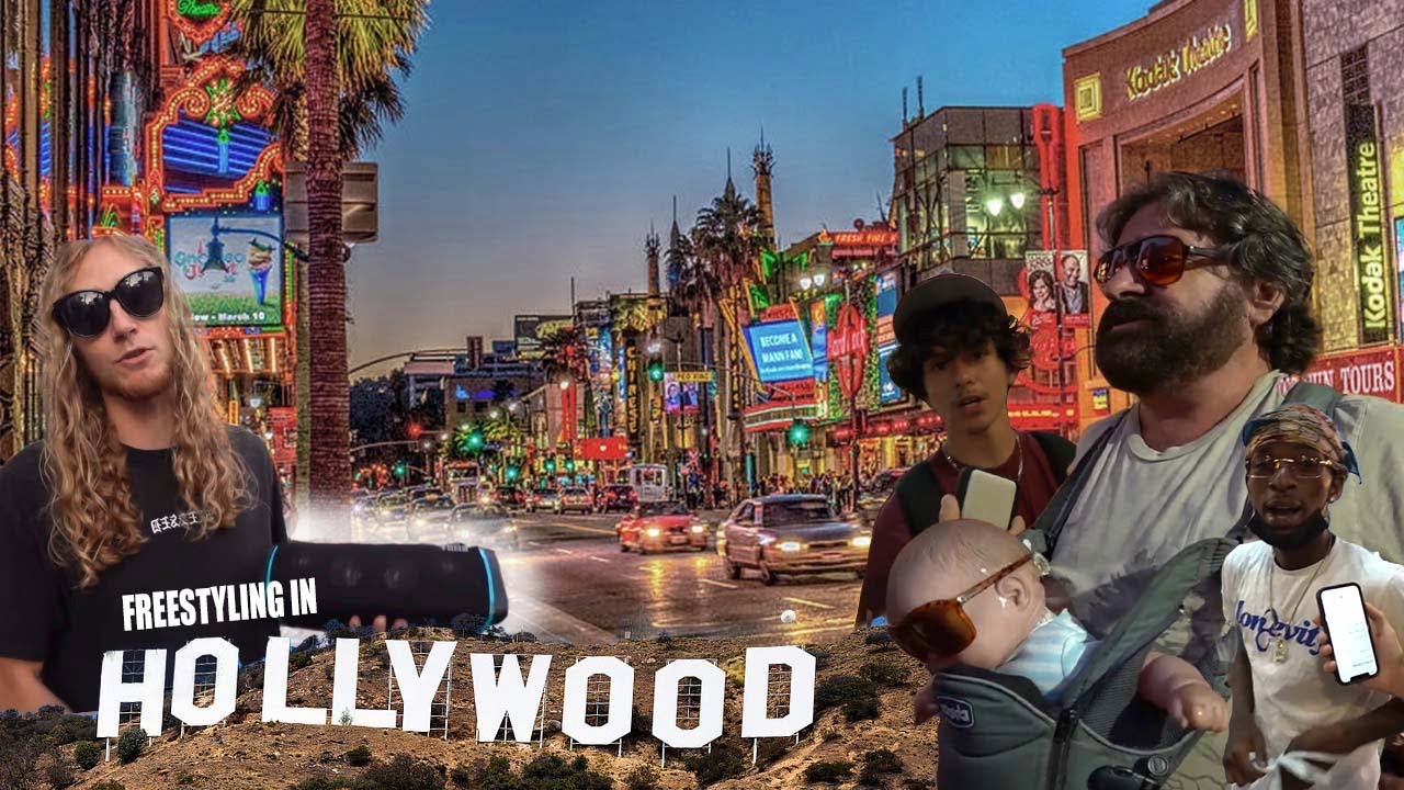 Freestyling with Strangers in Hollywood!