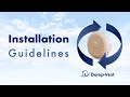 Dampvent installation guidelines