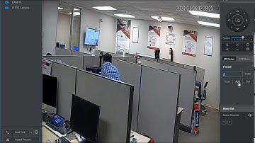 New WebUI PTZ Preset Setup