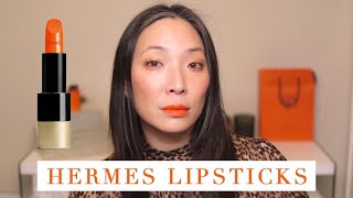 What are the Rouge Hermes lipsticks like?