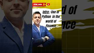 📢 Day-1 | Python & AI in Finance – Use Cases for Professionals. Y Professionals Must Learn Python+AI