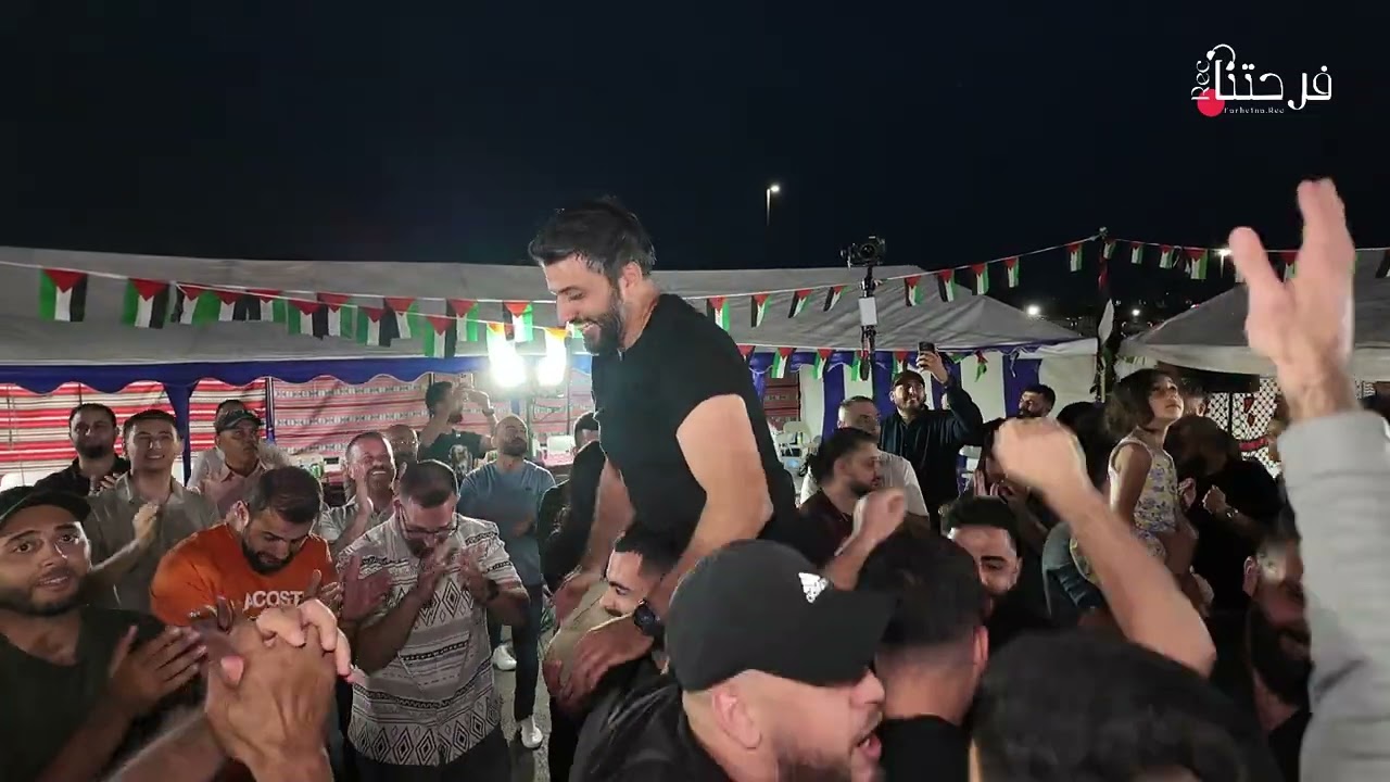 البلاد صارت في شيكاغو دبكة ناااار في سهرة العريس عمار التعمري مع الفنان جميل الرموني-تسجيلات فرحتنا