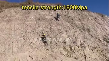 Slope Protection Rock Fall Netting