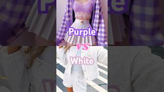 This Or That Purple Vs. White Challenge
