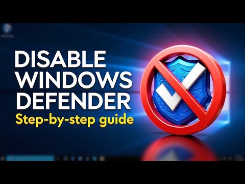DISABLE Windows Defender FAST and EASY! ONLY ON WINDOWS 10