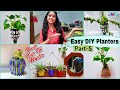 DIY Planters From Waste Materials | How to Make Planters at Home | Plastic Bottle Craft