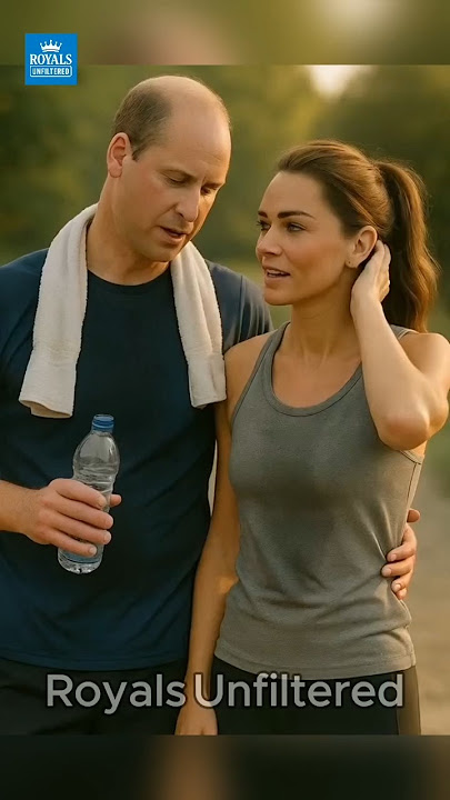 William & Kate Cooling Down After Their Morning Workout  #shorts #royalfamily #royal