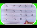 How to write Capital Letters/ABCD Alphabets/Capital Letters Abcd writing/ABCD Capital Letter