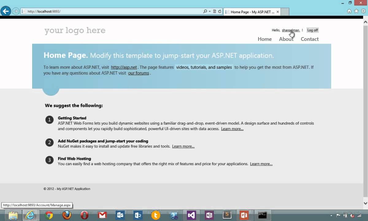 OAuth in asp.net 4.5