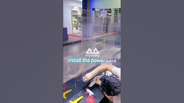 Do you know how to install a complete transparent led display? #leddisplay#ledscreen #shortsvideo