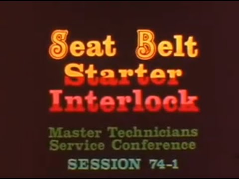 Seat Belt Starter Interlock System Wiring Explained 1974 Gm Ford Chrysler Youtube