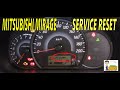 Mitsubishi Mirage Service Warning Reset