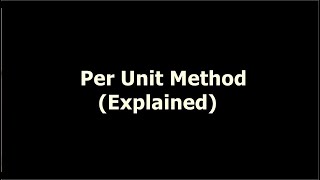 How to Apply Per Unit Method | Per Unit Equivalent Circuit (Example) - Power System