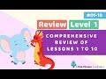 Kids Learn Mandarin - Review Level 1 Lessons 1 to 10 | Beginner Level  | Little Chinese Learners