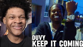 American Reacts To Canadian Rapper!! | DUVY - Keep It Coming (Reaction!!!)🔥🔥