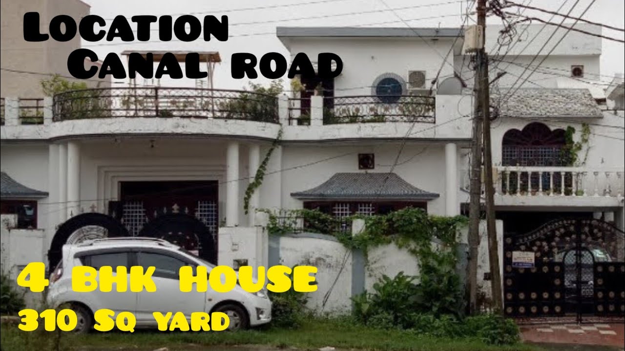 310 sq yards mai bana 4 bhk old house for sale in canal road//Dehradun