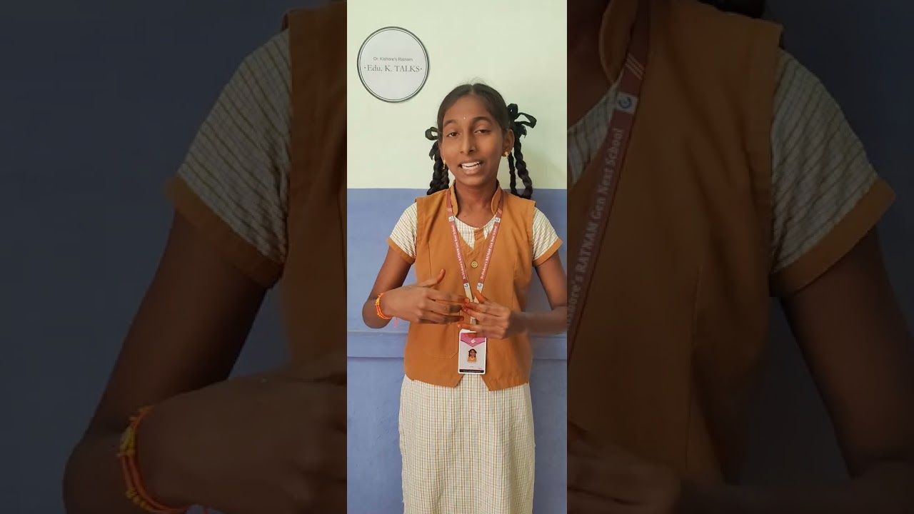 Edu. K. TALKS at Dr.Kishore's Ratnam EIIT School Srikalahasti 