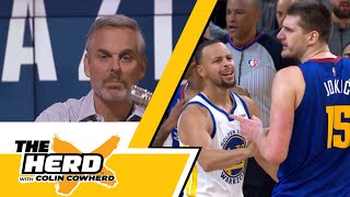 The Herd- Colin Cowherd 'critical' on the Warriors starting Steph Curry 'no need to risk him'