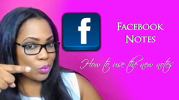 Facebook Notes Update - How to use new Facebook Notes Feature
