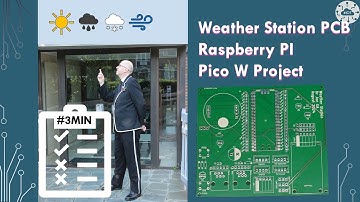#3min Building a Weather Station using the Raspberry Pi Pico W: PCB Design | DrJonea.co.uk