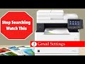 Set up Scan to email / gmail on Canon Image Class Printer MF 733CDW, MF 633C, MF 635CC