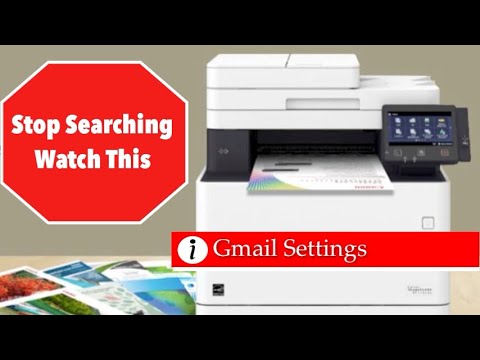 Set up Gmail on Canon imageClass Printer / Scanner