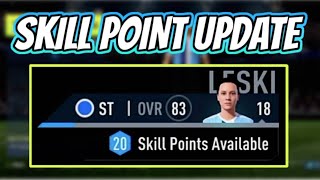 FREE SKILL POINTS! EA CHANGED the MAX AMOUNT of SKILL POINTS in FIFA 22 PRO CLUBS!