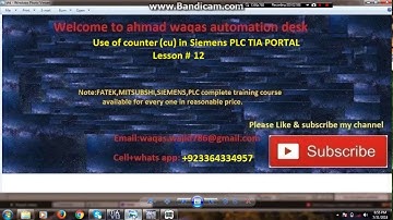 How to use up counter in siemens plc S7300#counter#siemens