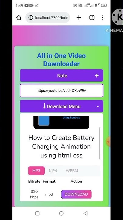 All in One Social Media Video Downloader Tool Preview Only HTML CSS ...