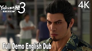 Yakuza Kiwami 3 FULL Gameplay Demo 4K English Dub