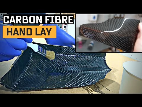 CHEAPEST way to make CARBON FIBER. No specialist tools. Hand laminating  [DIY] 