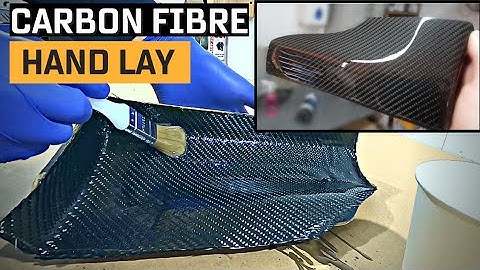 CHEAPEST way to make CARBON FIBER. No specialist tools. Hand laminating [DIY] EPOXY RESIN