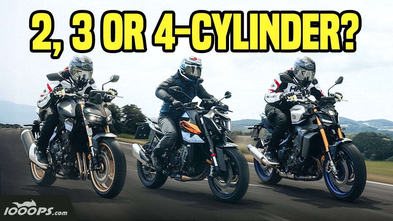 KTM 990 Duke vs. Yamaha MT-09 SP vs. Honda CB 1000 Hornet SP: How many cylinders do you need?