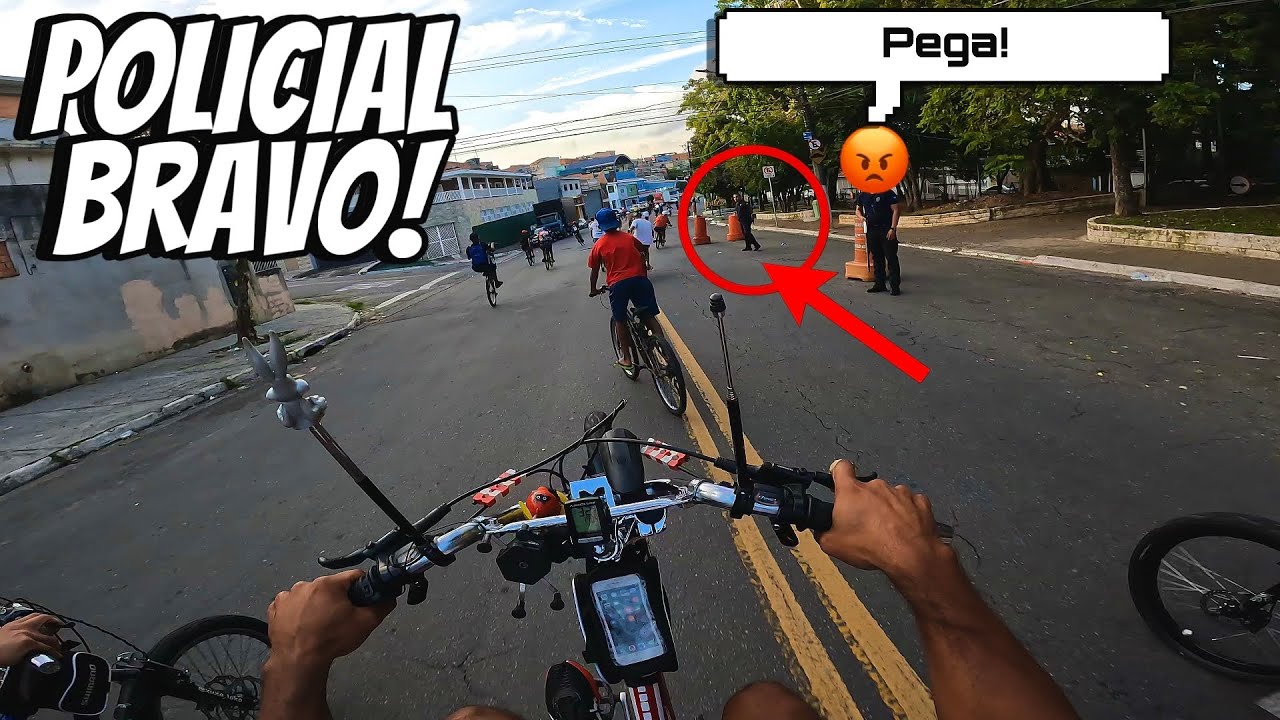 GCM NÃO GOSTOU DO COMBOIO DE BIKE!