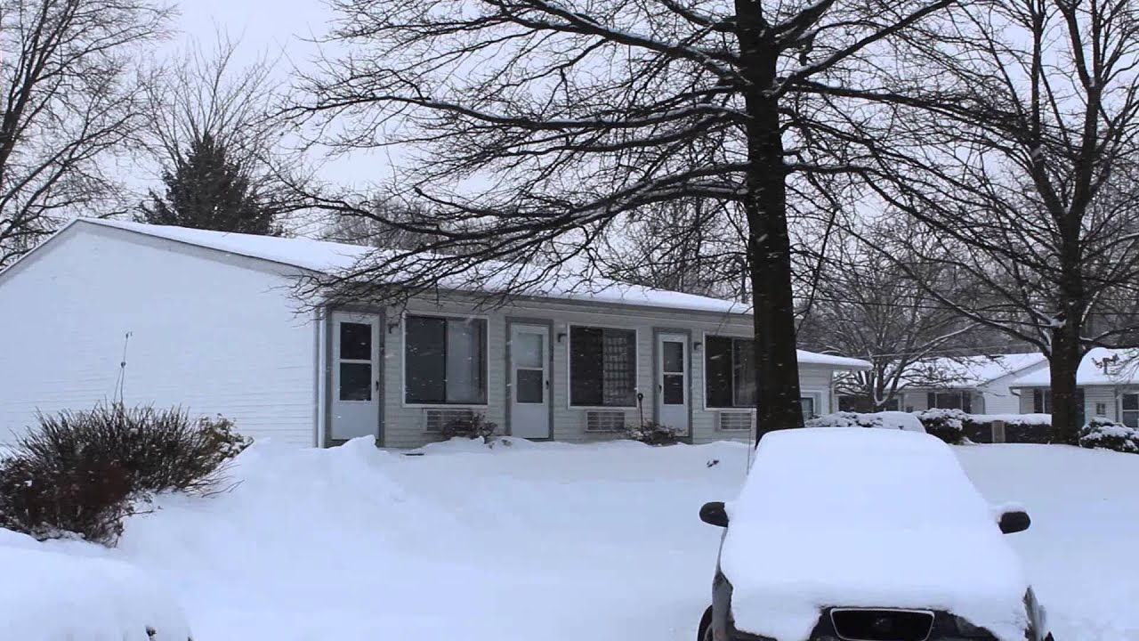 Snowfall in Orrville YouTube