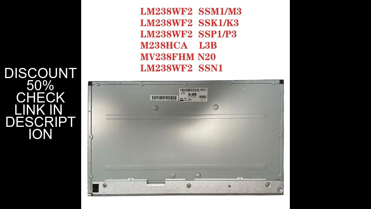 23.8" Original New Screen LM238WF2-SSK1 SSK3 SSM1 SSM3 SSF1 SSP1 SSP3 SSN1 M238HCA-L3B  MV238FHM-N20