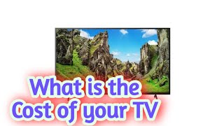 How much you wasting money by watching TV |