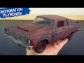 Restoration Abandoned Plymouth Belvedere Model Car