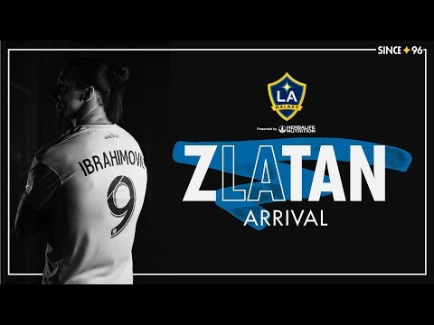 Zlatan Ibrahimović arrives in Los Angeles