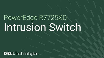 How to replace the chassis intrusion switch on a PowerEdge R7725XD