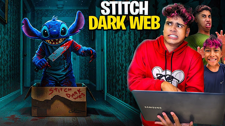 PEDI UM STITCH DO MAL NA DARK WEB *assustador